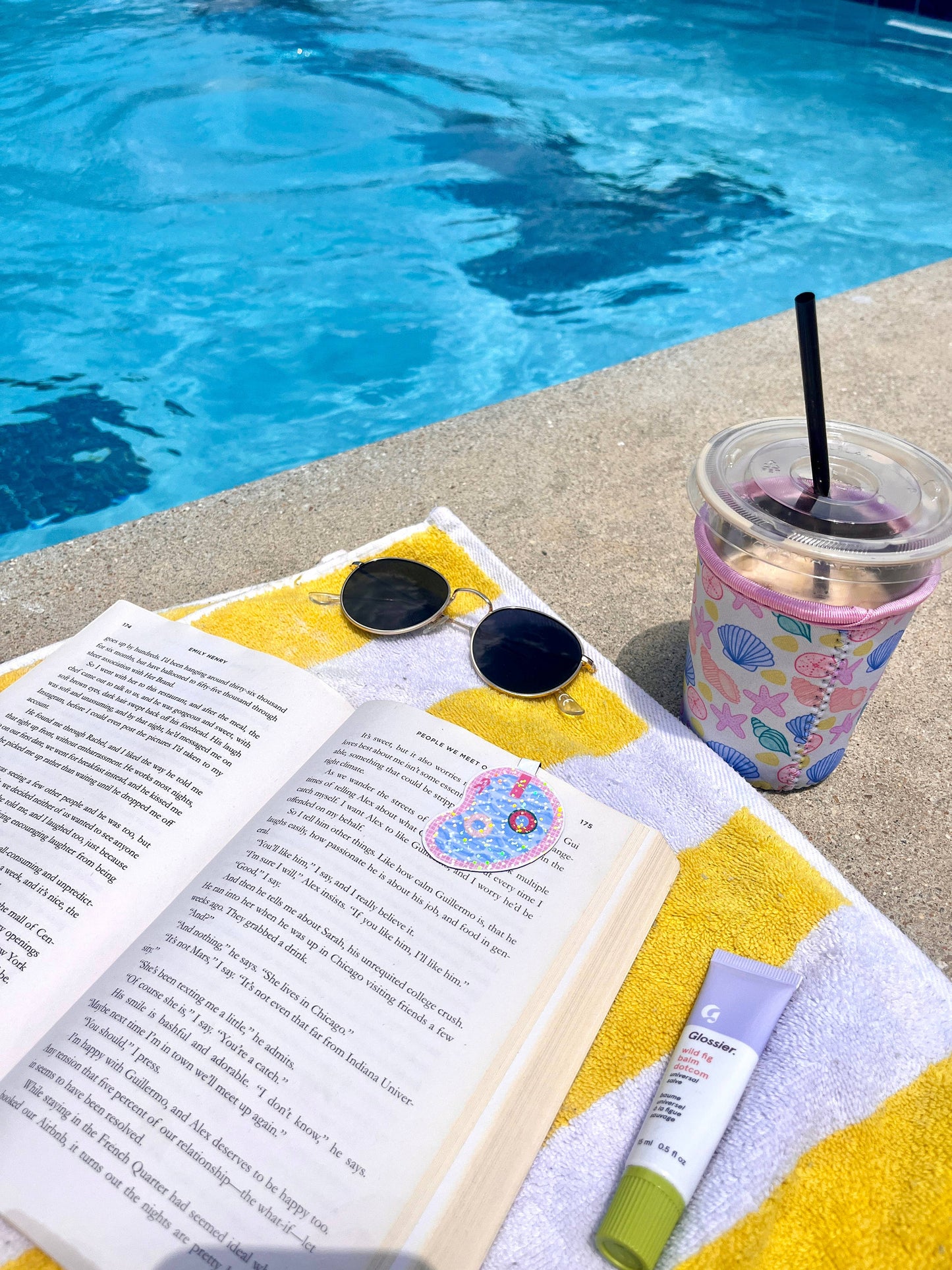 Strawberry Picnic Bookmark