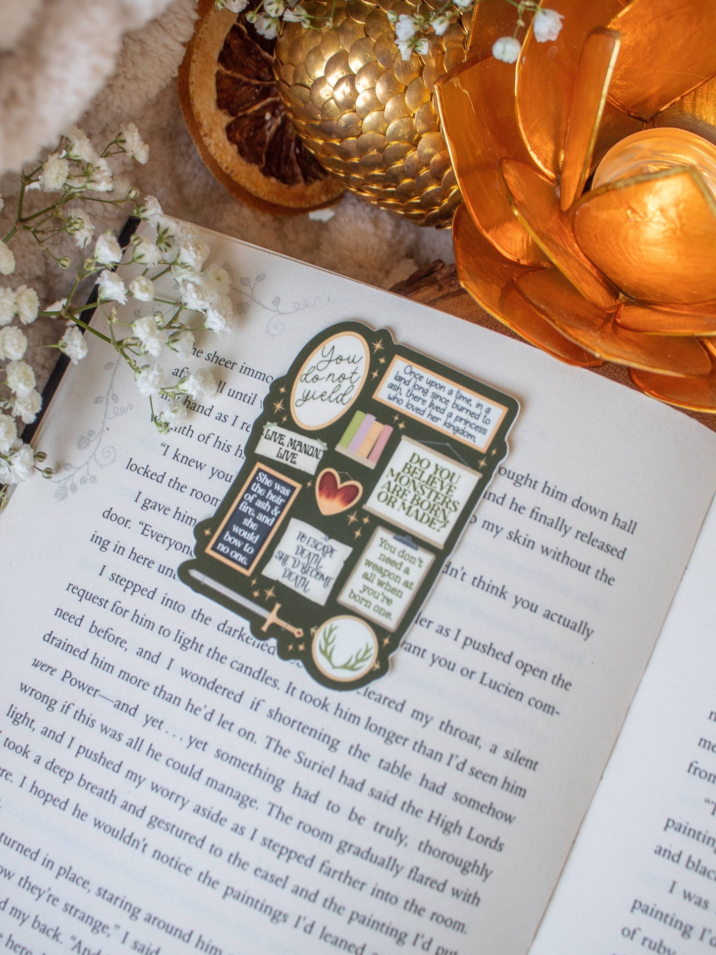 Throne of Glass Quote Wall Vinyl Sticker