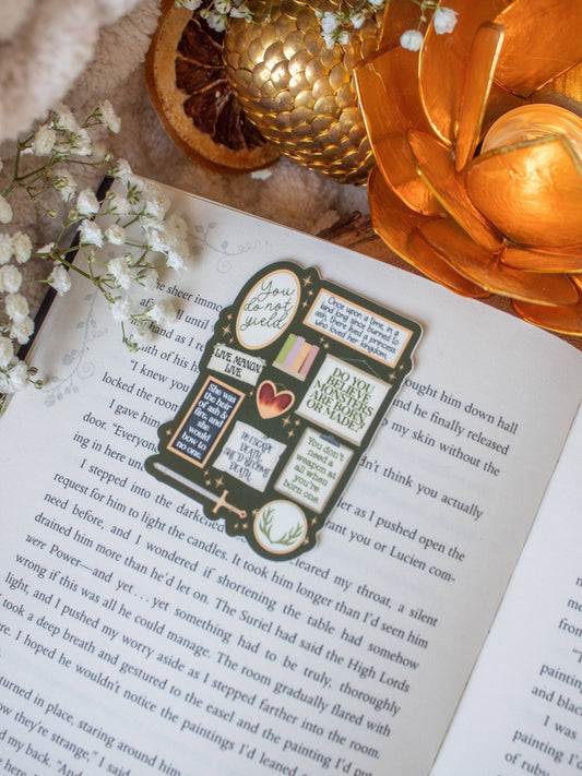 Throne of Glass Quote Wall Vinyl Sticker