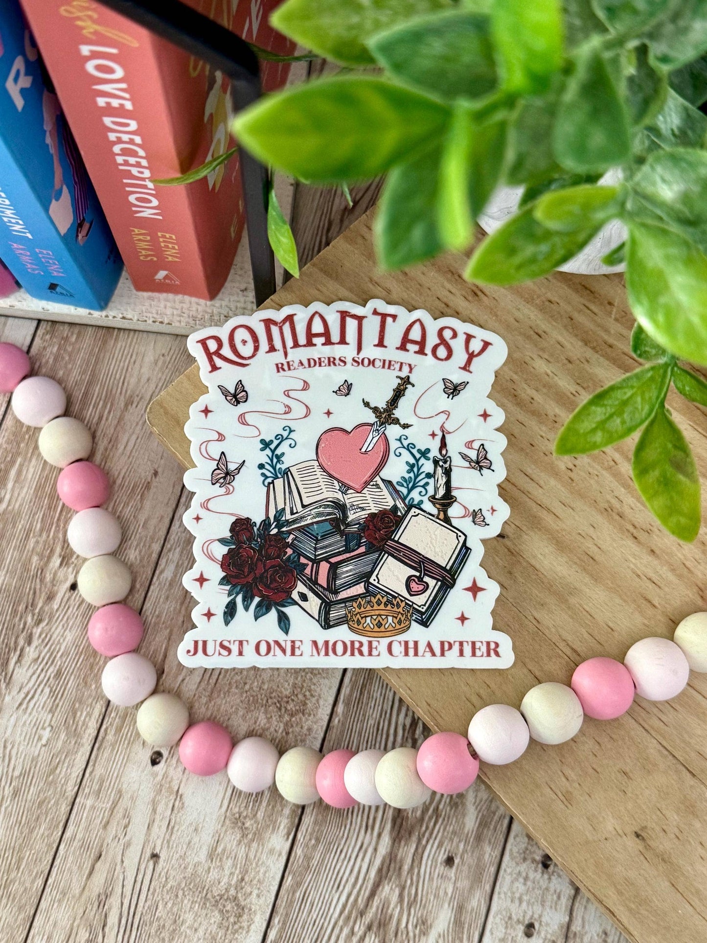 Romantasy Bookish Shelf Sitter