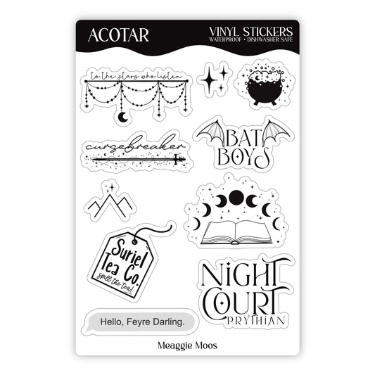 ACOTAR Sticker Sheet