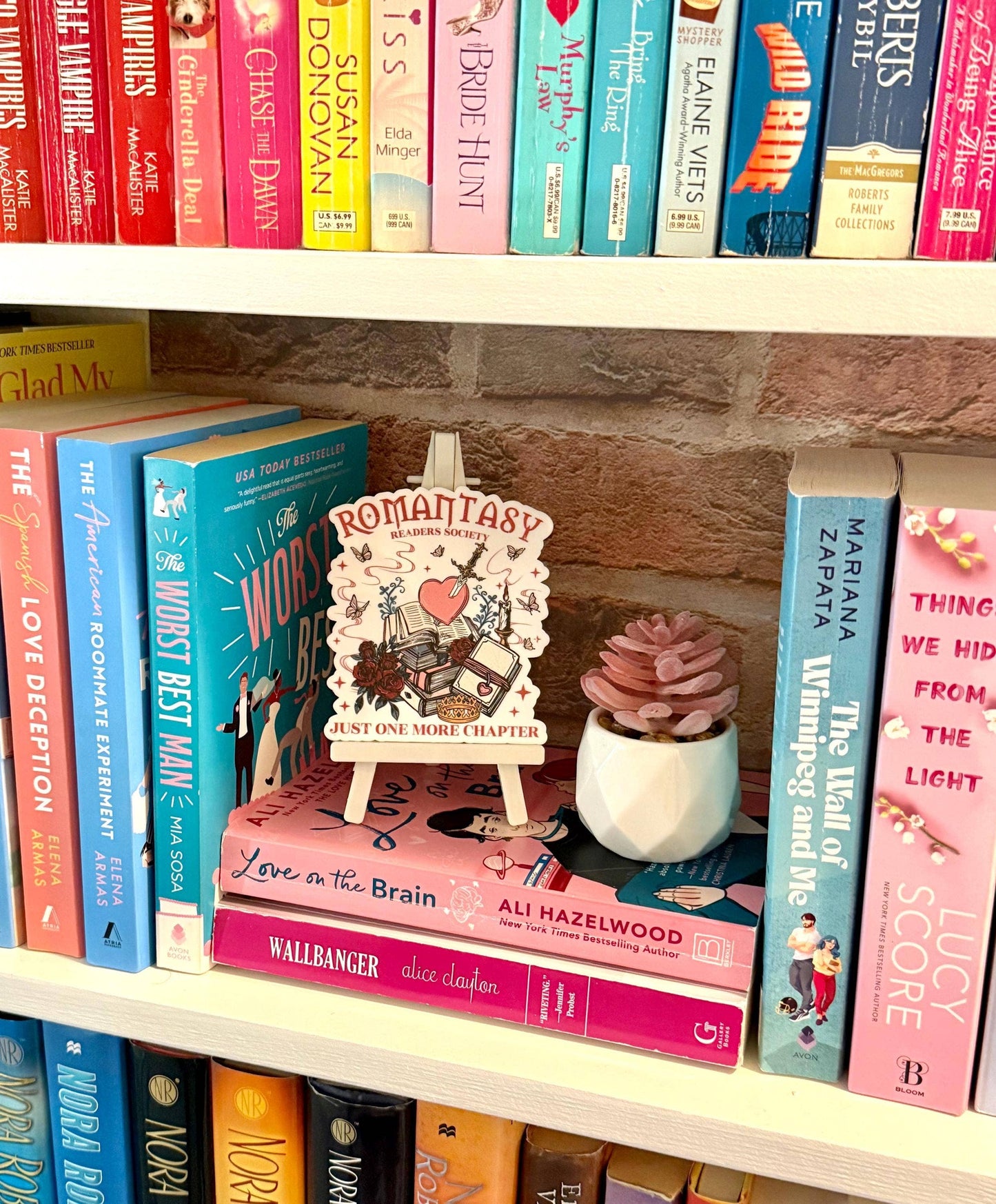 Romantasy Bookish Shelf Sitter