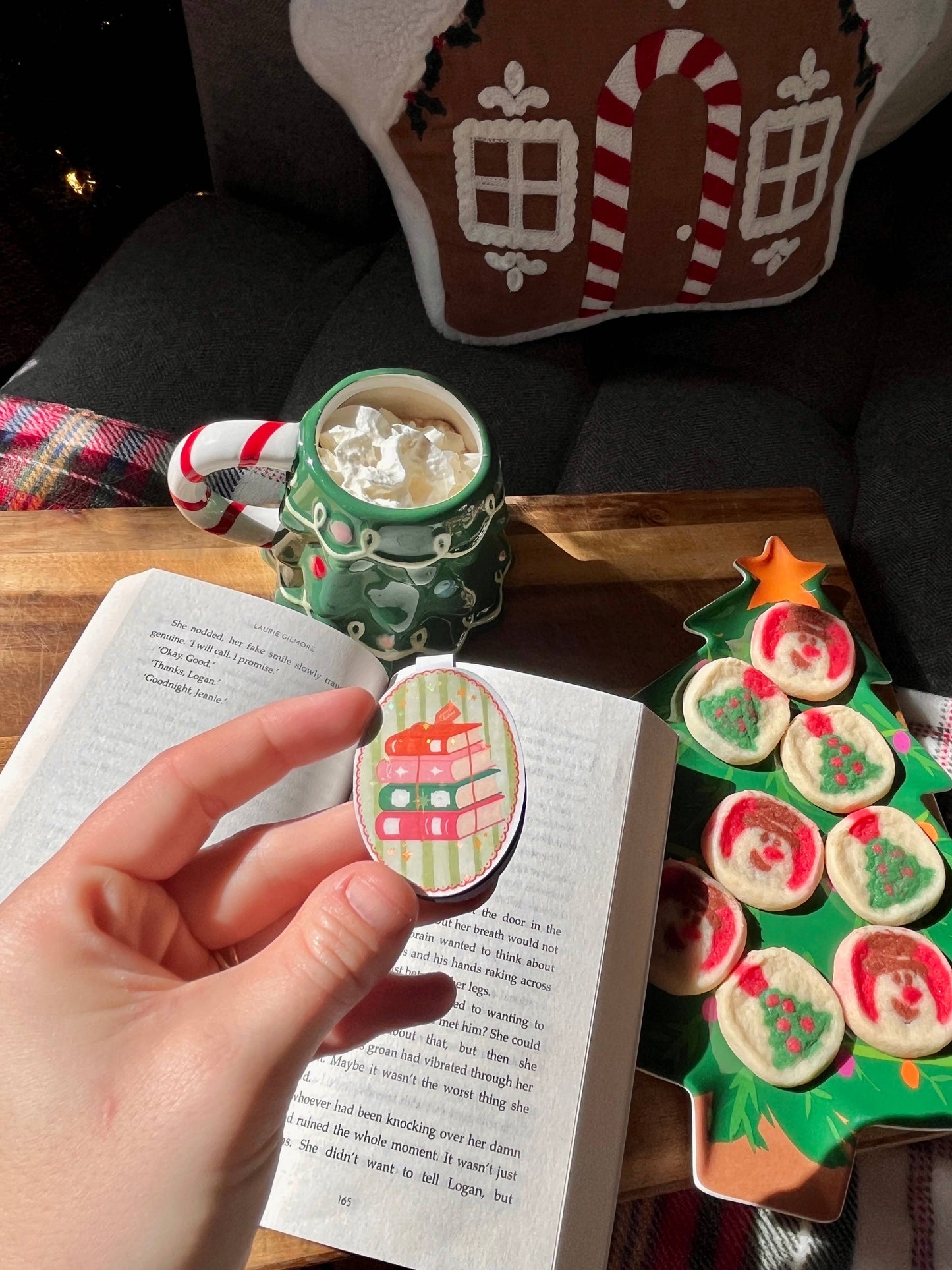 Books for Christmas Magnetic Bookmark