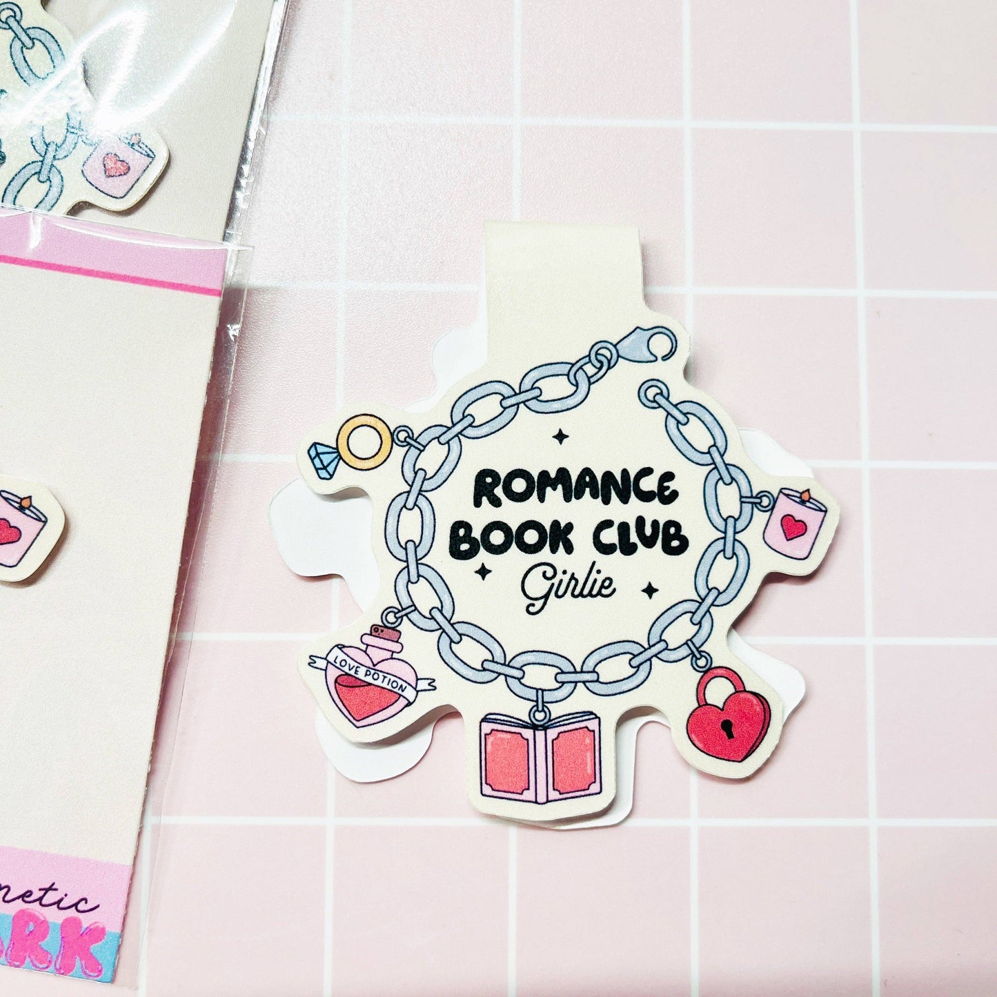 Romance Book Club Magnetic Bookmark