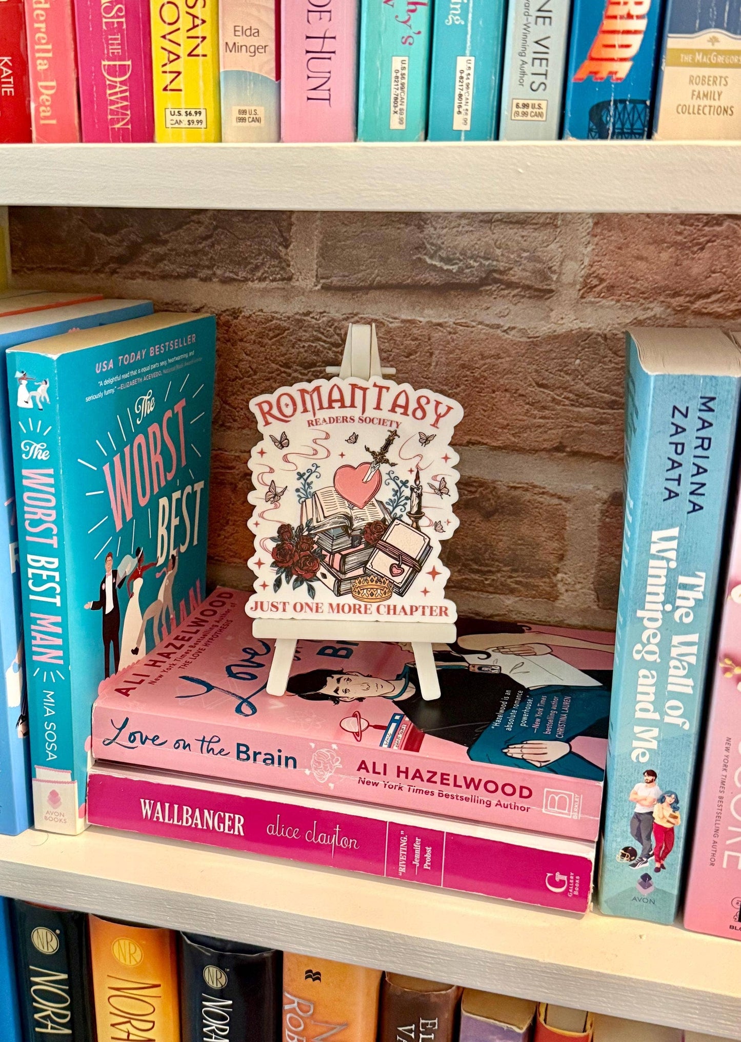 Romantasy Bookish Shelf Sitter