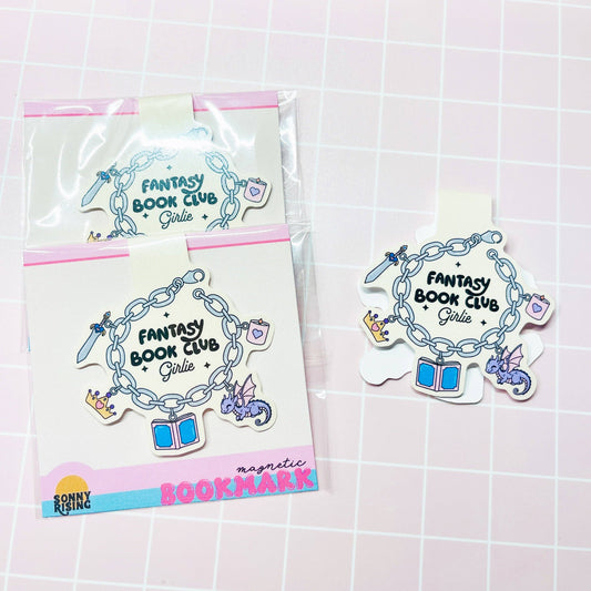 Fantasy Book Club Magnetic Bookmark