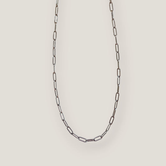 Stainless Steel Paperclip Necklace