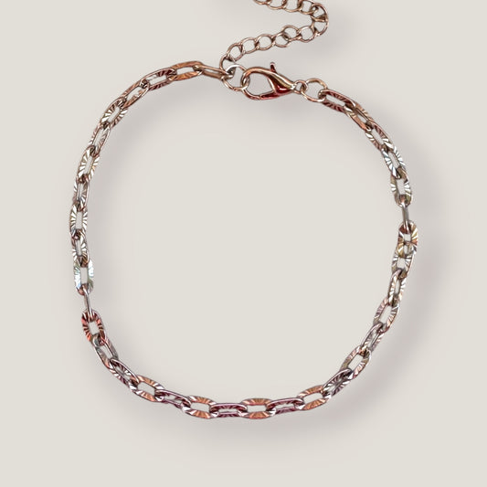 Stainless Steel Starburst Bracelet