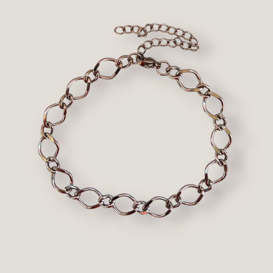 Stainless Steel Rhomboid Bracelet