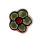 Green Ceramic Flower