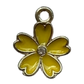 Yellow Flower with Rhinestone