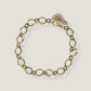 Gold Plated Rhomboid Bracelet