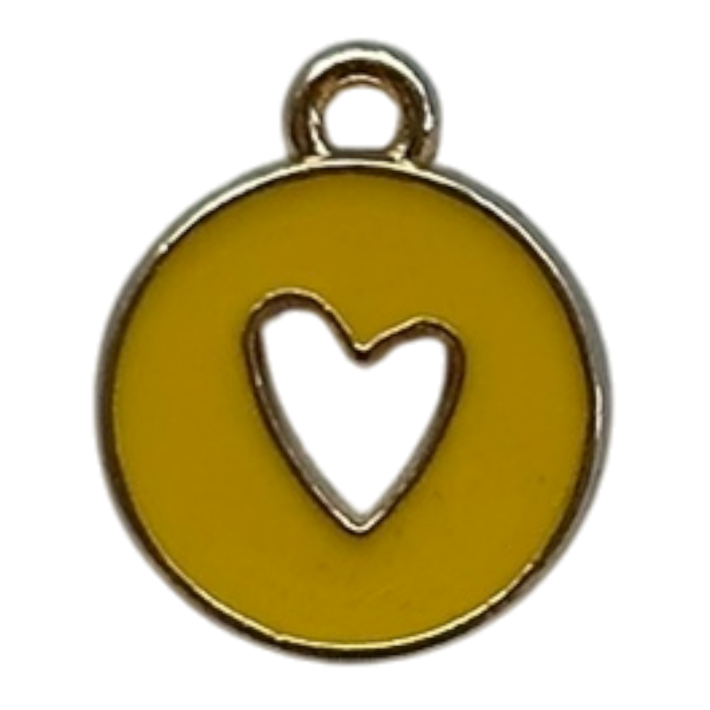 Yellow Heart Cutout
