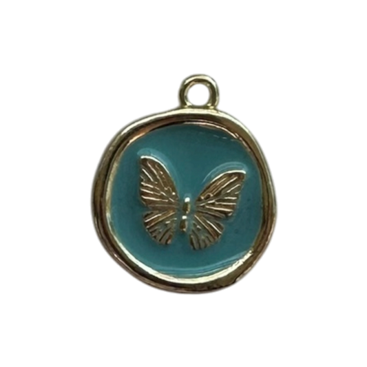 Blue Butterfly Circle