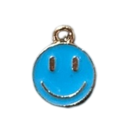 Blue Smiley Circle