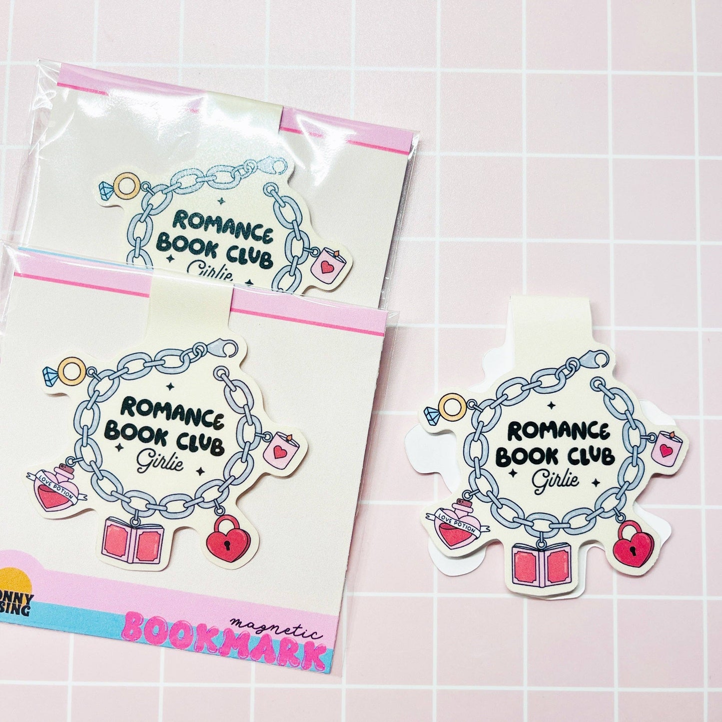 Romance Book Club Magnetic Bookmark