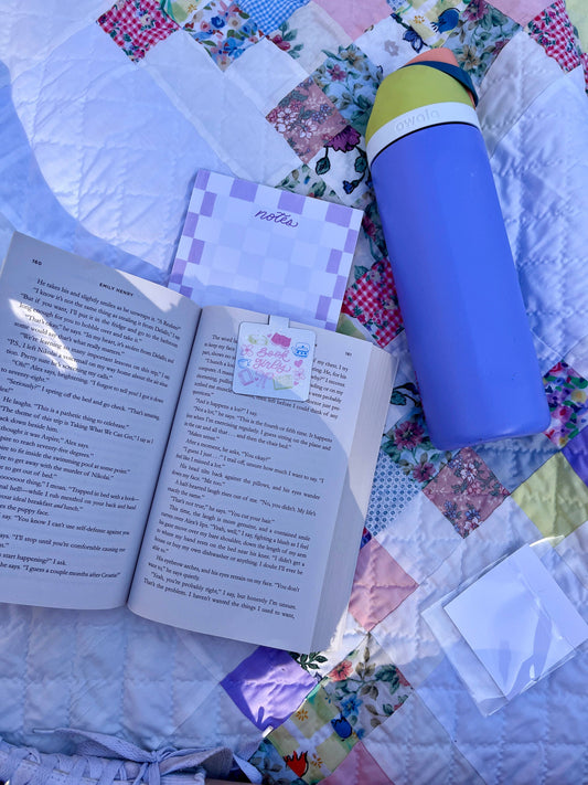 Book Girly Magnetic Bookmark