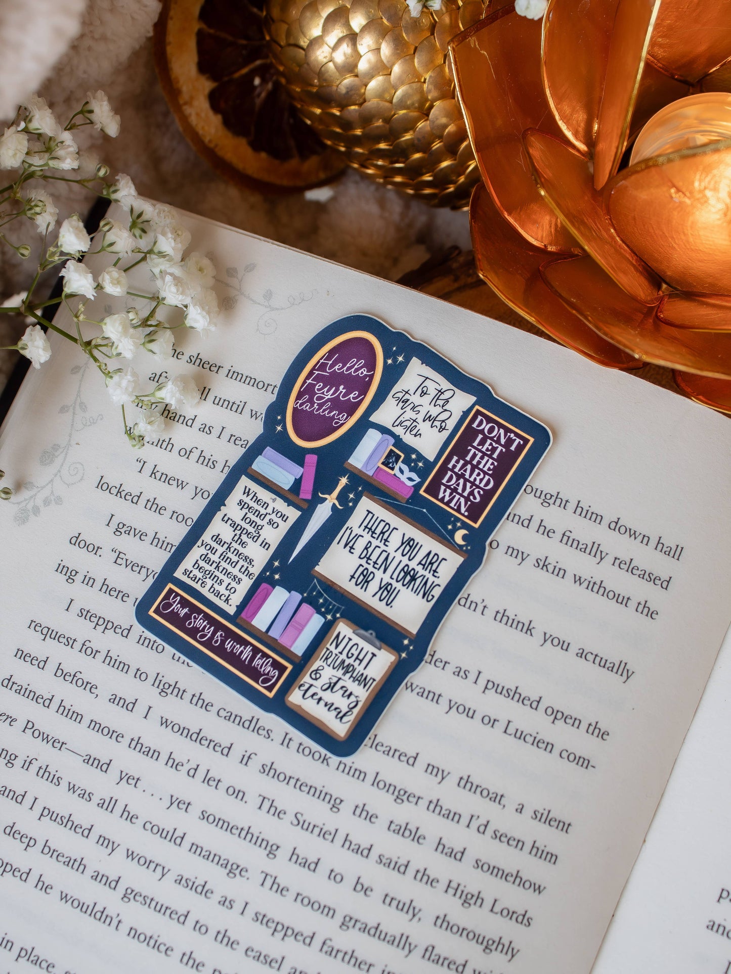 ACOTAR Quote Vinyl Sticker